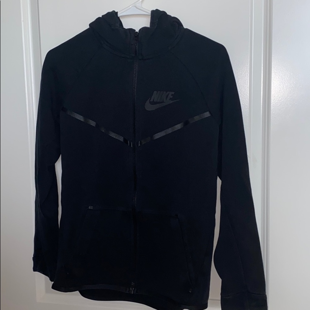 Nike zip up with hood